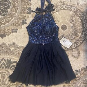 Navy blue formal dress